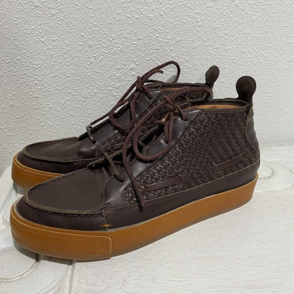 Nike Aina Chukka Woven Leather High Tops Sneakers